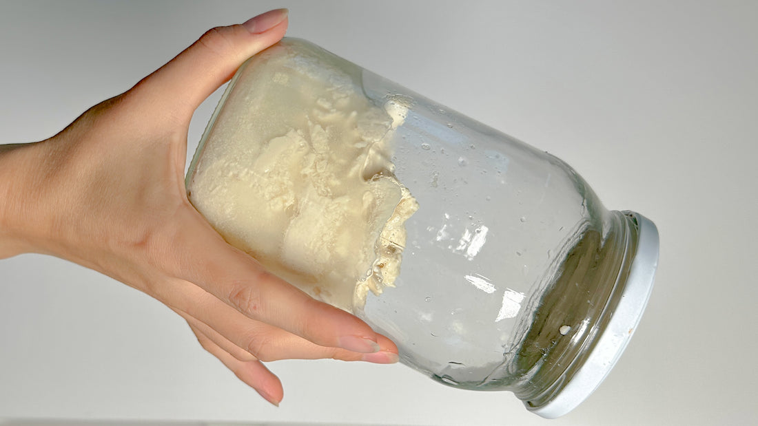 Zsiadłe nie-mleko z silken tofu