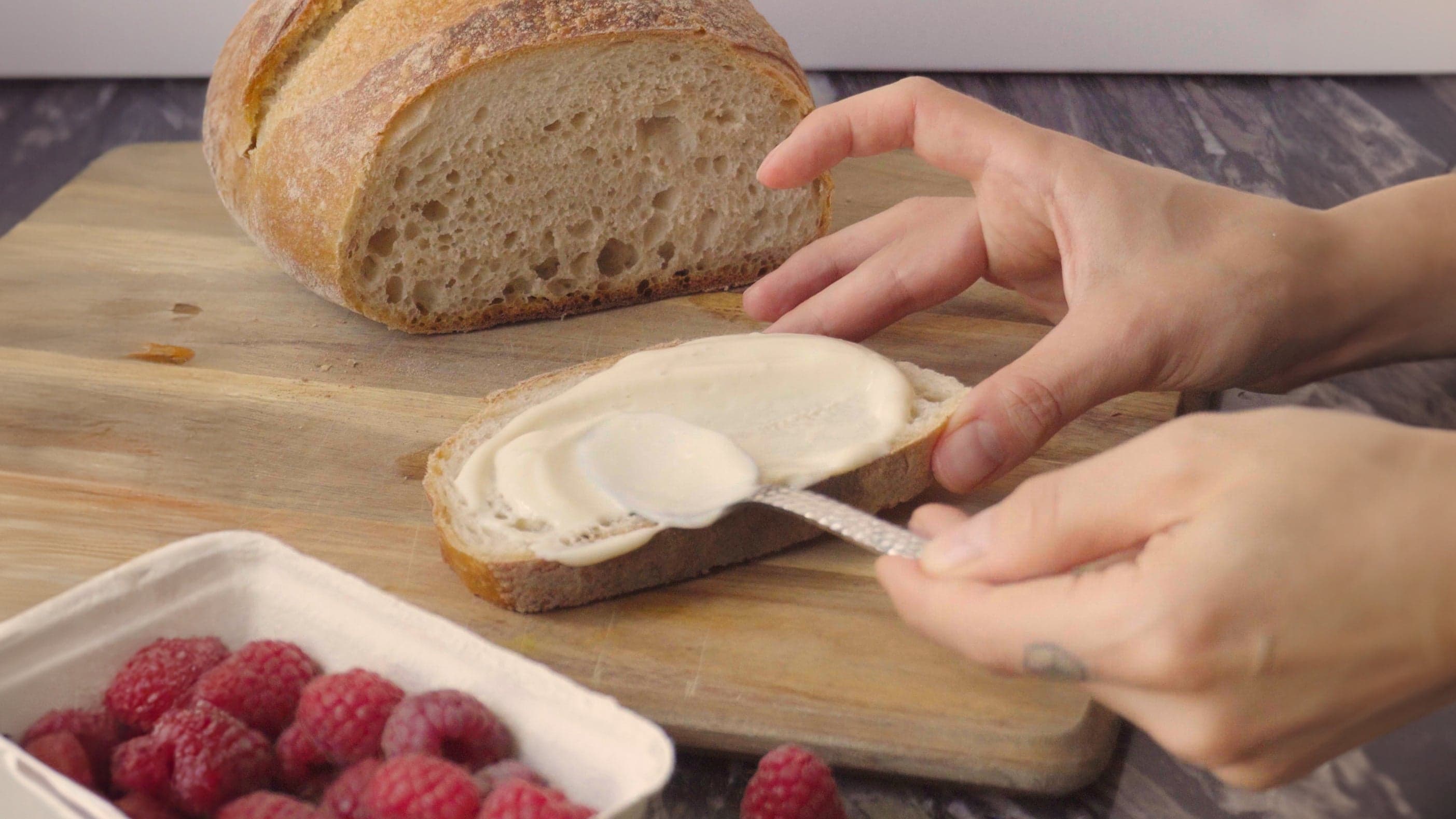 Puszysty krem z nie-fety